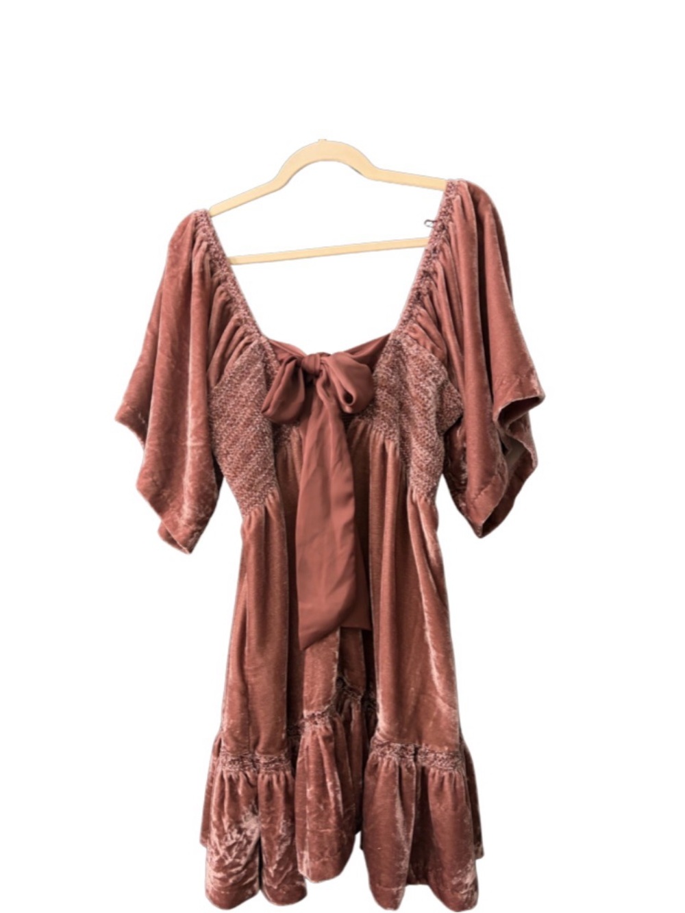 Free People Easy to Love Velvet Dress - Picture 4 of 7